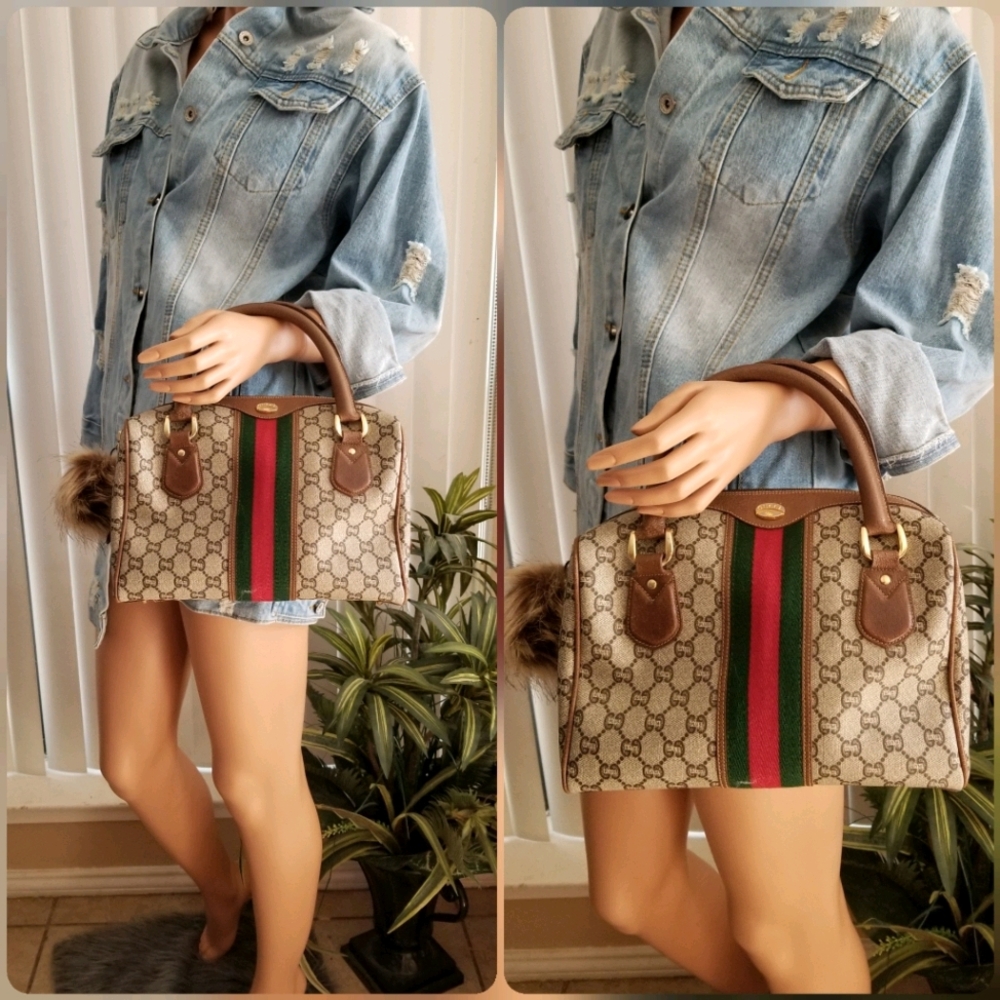 Vintage Gucci Boston Bag - Picture 2 of 16